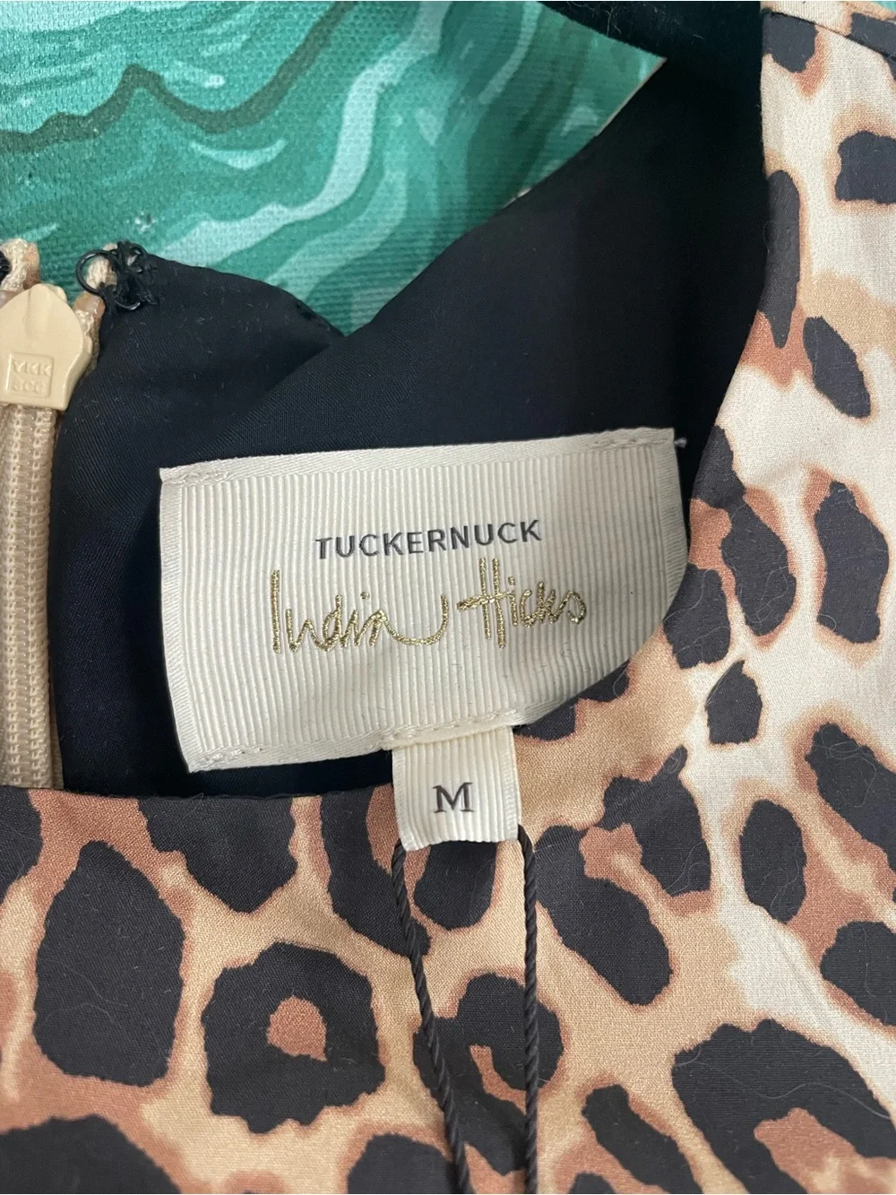 Tuckernuck India Hicks Leopard Print Mini Dress new with tags never worn - Picture 2 of 5